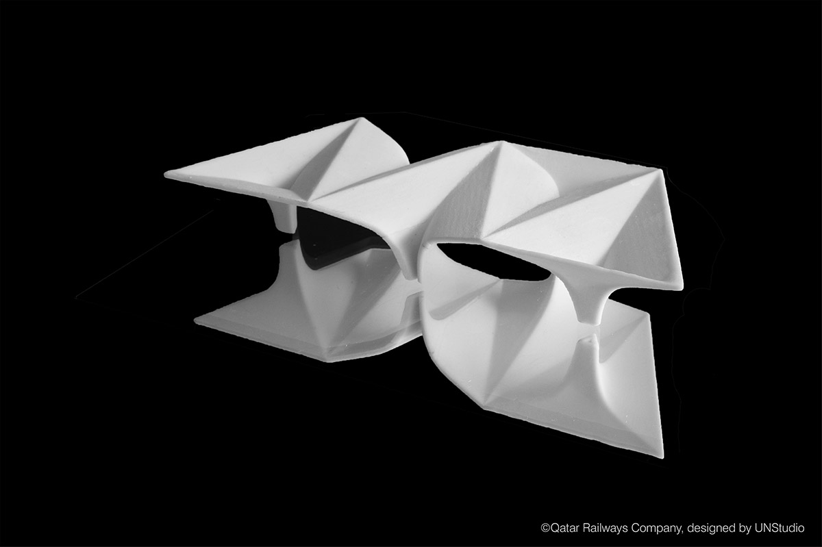 UNStudio completes the first 37 stations referencing to old Qatari architecture on Doha Metro Network