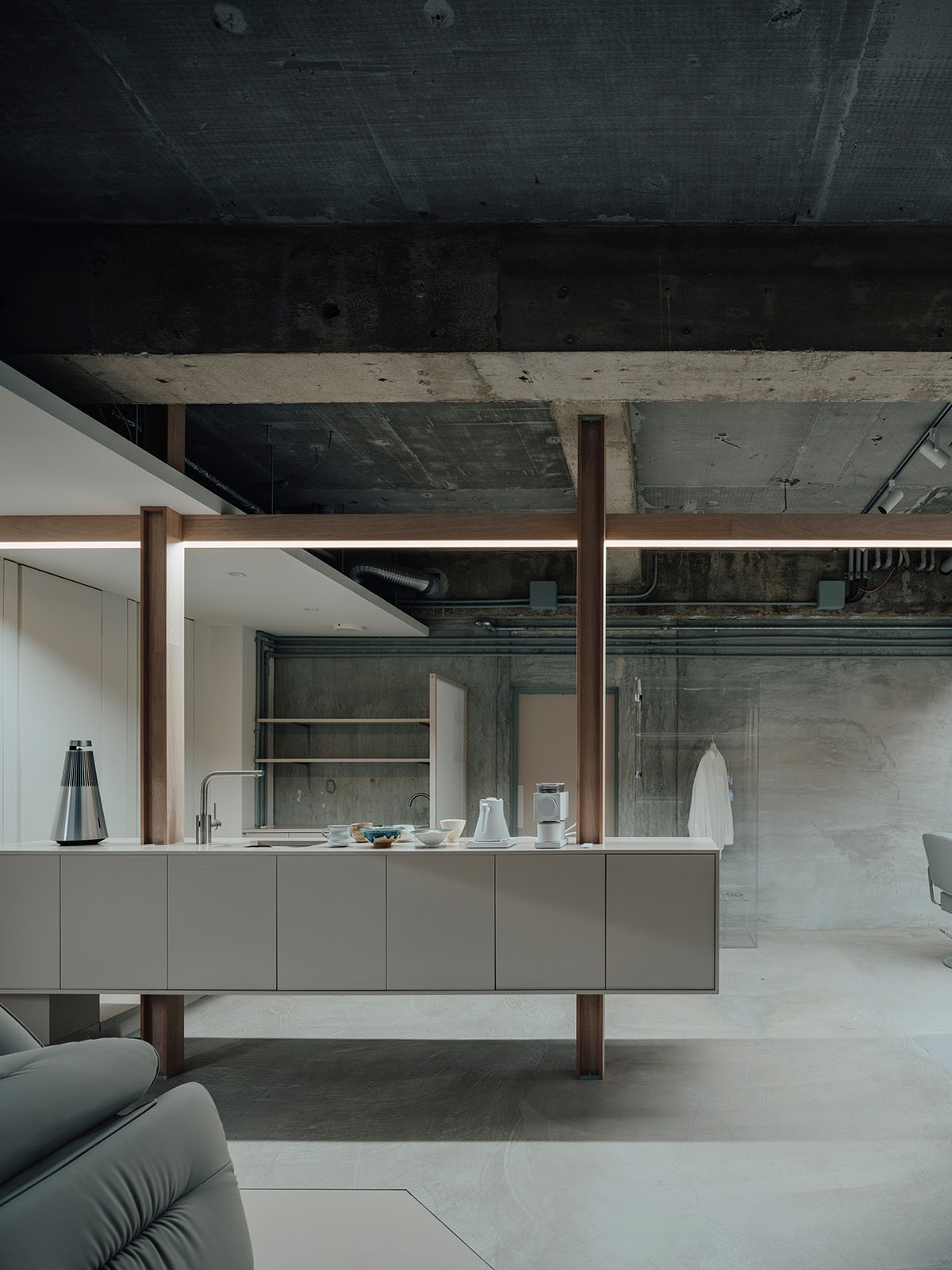 Brutalist hair salon by FATHOM embraces minimalism and function in Hiroshima, Japan