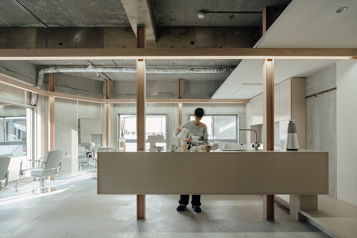 Brutalist hair salon by FATHOM embraces minimalism and function in Hiroshima, Japan