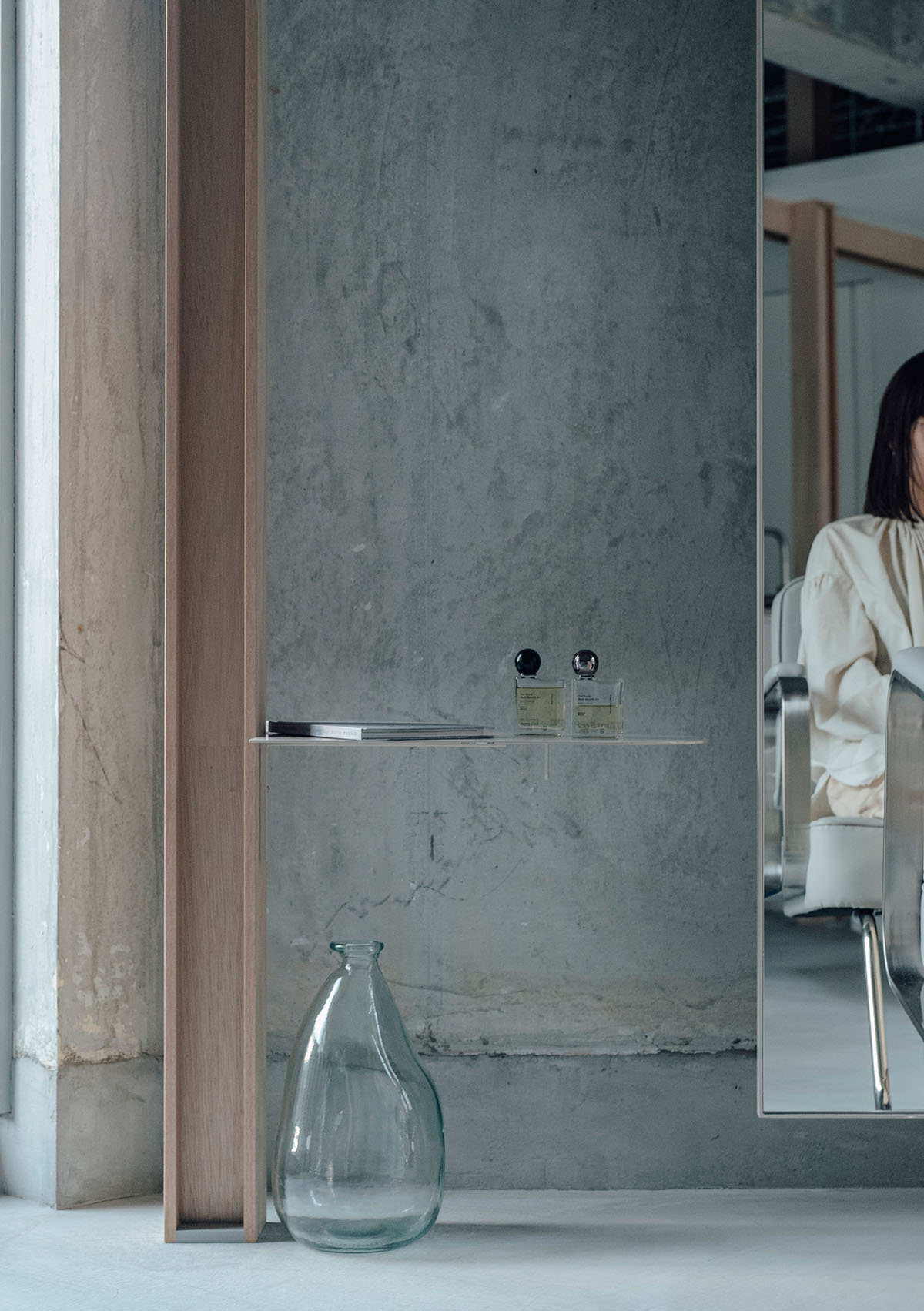 Brutalist hair salon by FATHOM embraces minimalism and function in Hiroshima, Japan