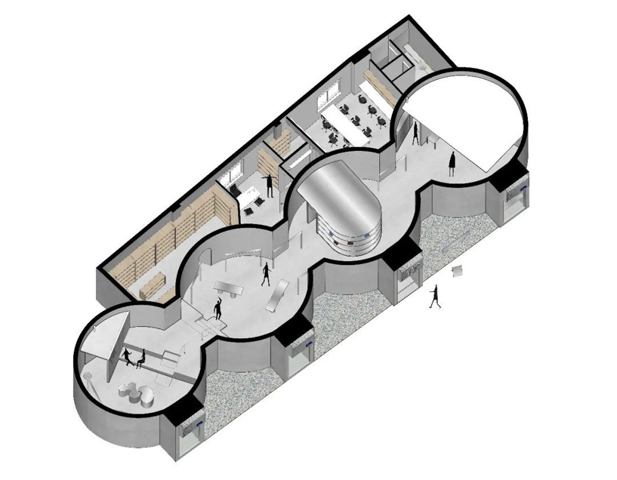 JIANGJIE DESIGN converts cylindrical cement plant into a fashion store in Hangzhou