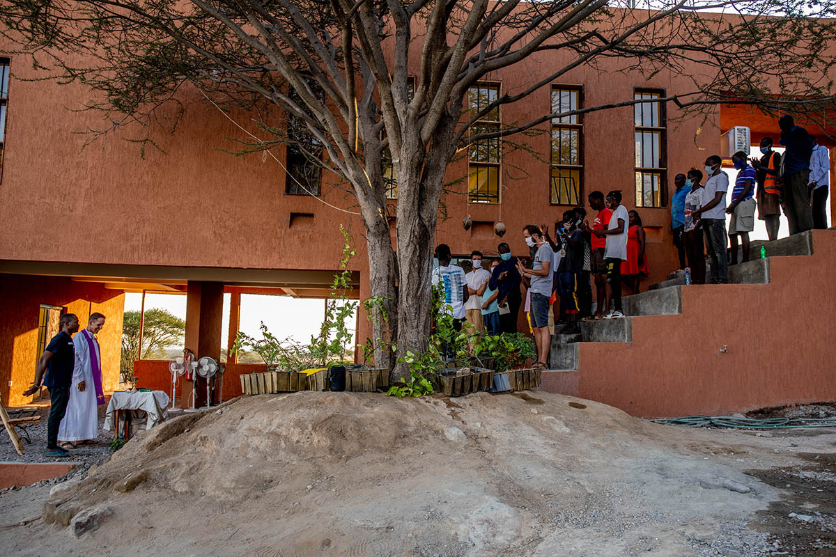 Kéré Architecture designs educational campus featuring tall ventilation towers in Kenya