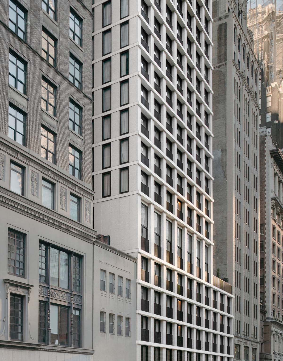 David Chipperfield Architects completes gridded concrete The Bryant tower in New York