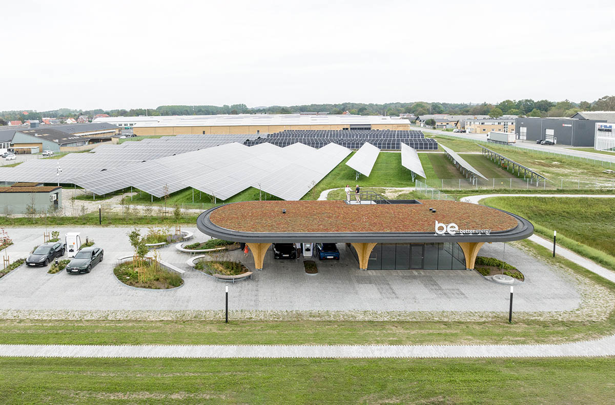 EFFEKT completes modular timber-framed charging station in Sønderborg, Denmark 