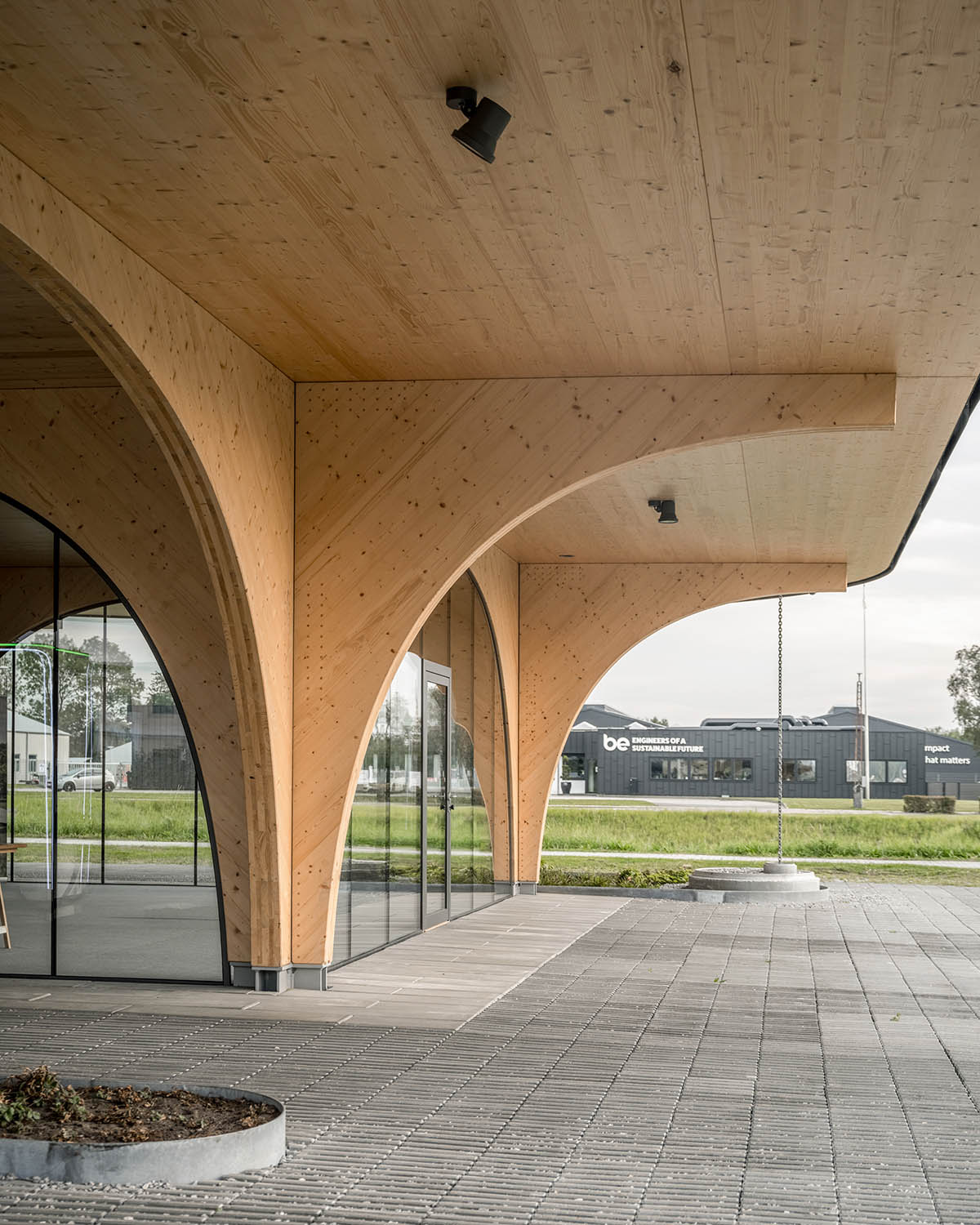 EFFEKT completes modular timber-framed charging station in Sønderborg, Denmark 