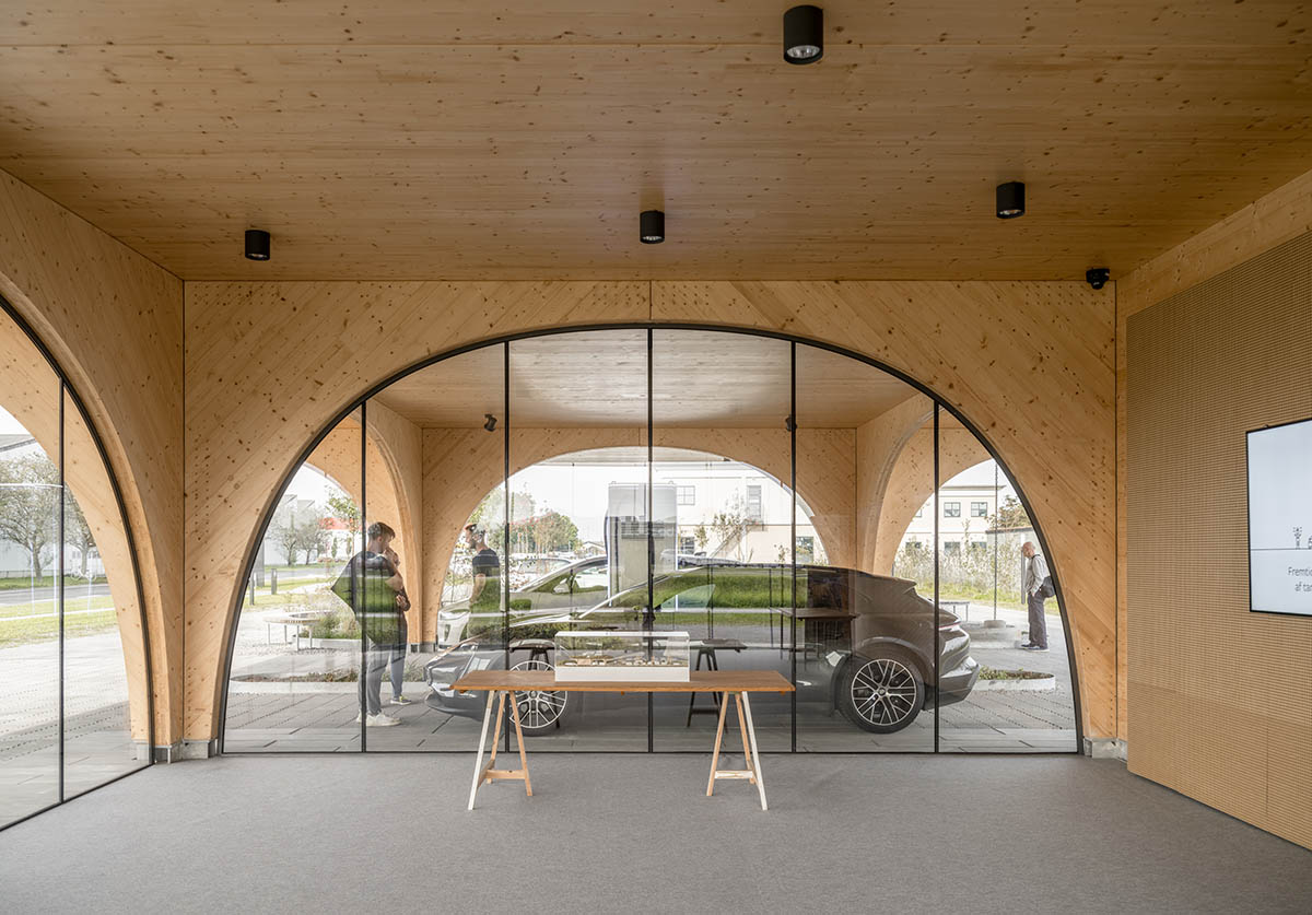 EFFEKT completes modular timber-framed charging station in Sønderborg, Denmark 