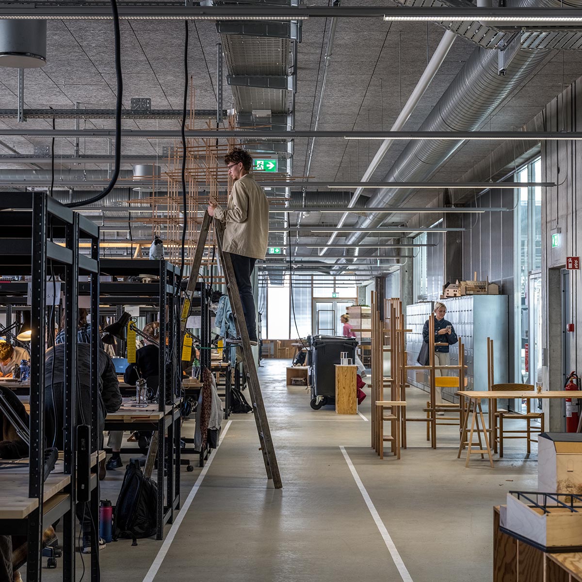 ADEPT completes industrial-looking new Aarhus School of Architecture in Denmark