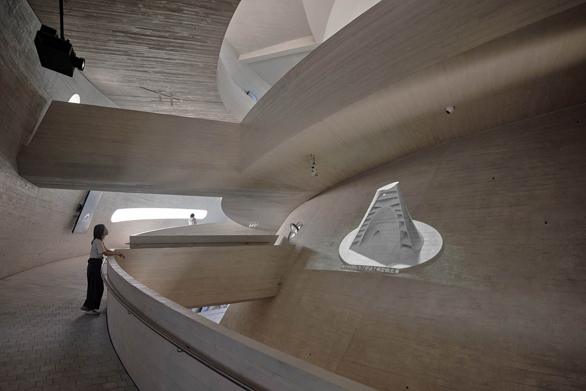 OPEN Architecture completes double-shell concrete Sun Tower in Yantai