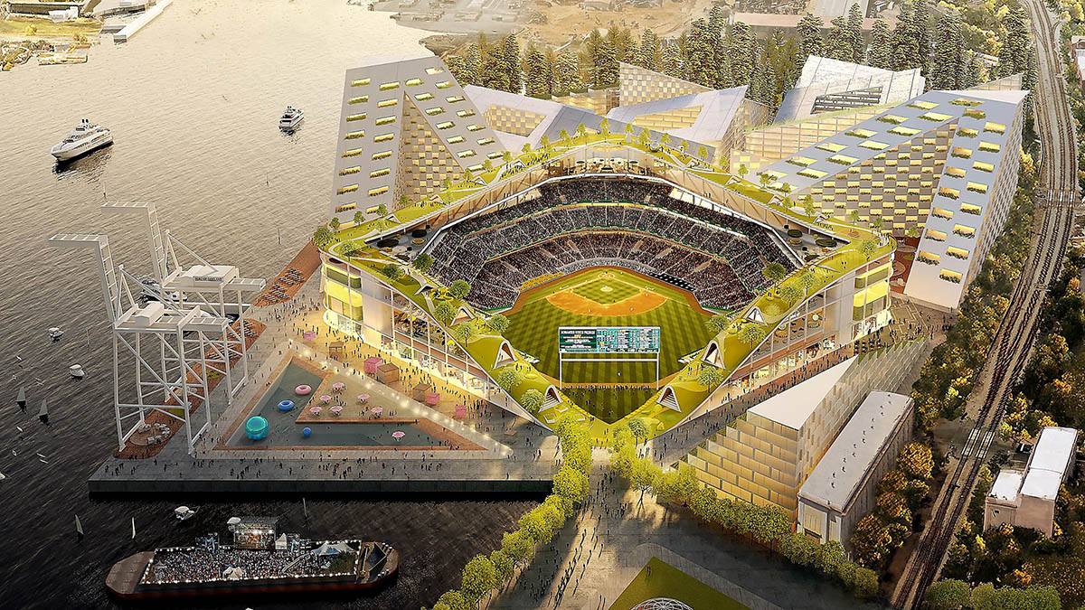 BIG releases design for New Ballpark at Oakland’s Howard Terminal with