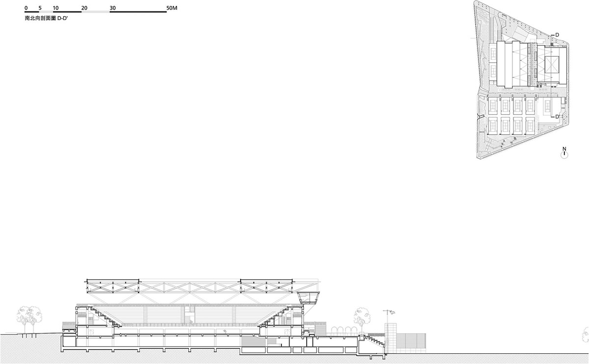 Chien Architects creates a sport machine for Taipei City