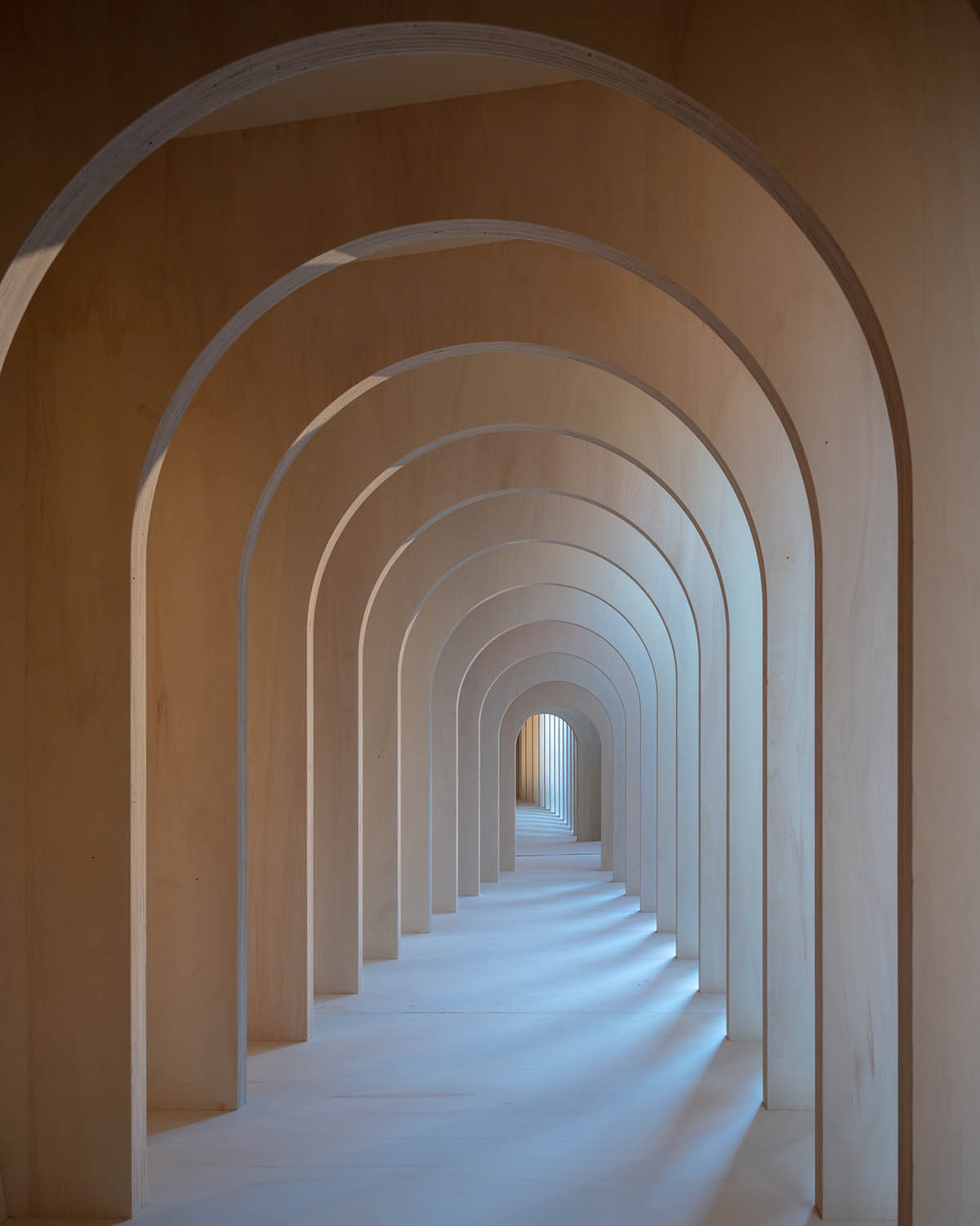 Alison Brooks Architects' Wooden Installations Explore 4 Totems in Housing at Venice Biennale