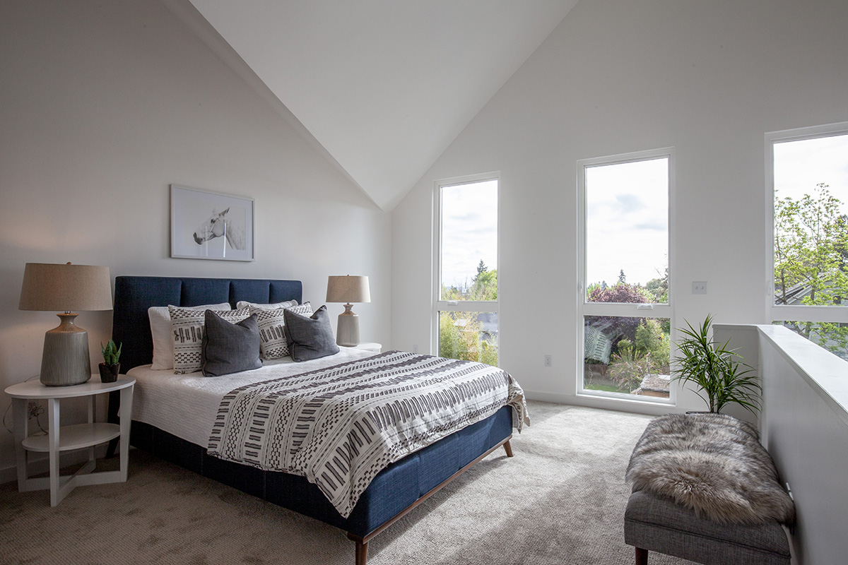 Waechter Architecture completes Origami townhouses with folded facades in Portland