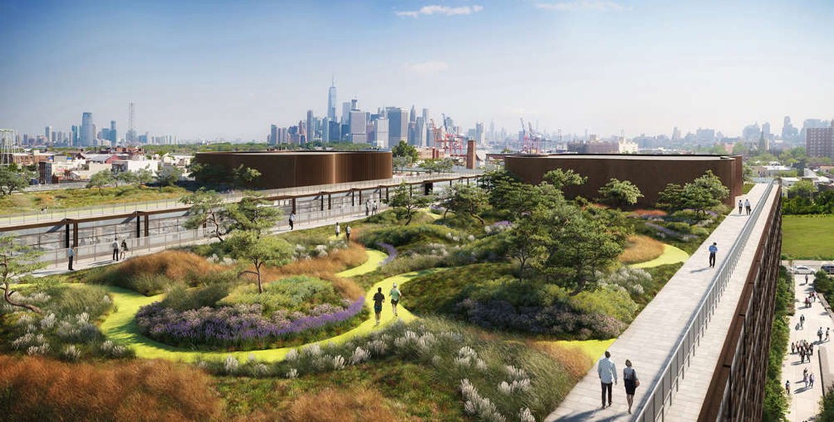 New images released for New York&rsquo;s first heavy-timber waterfront office campus by Foster + Partners