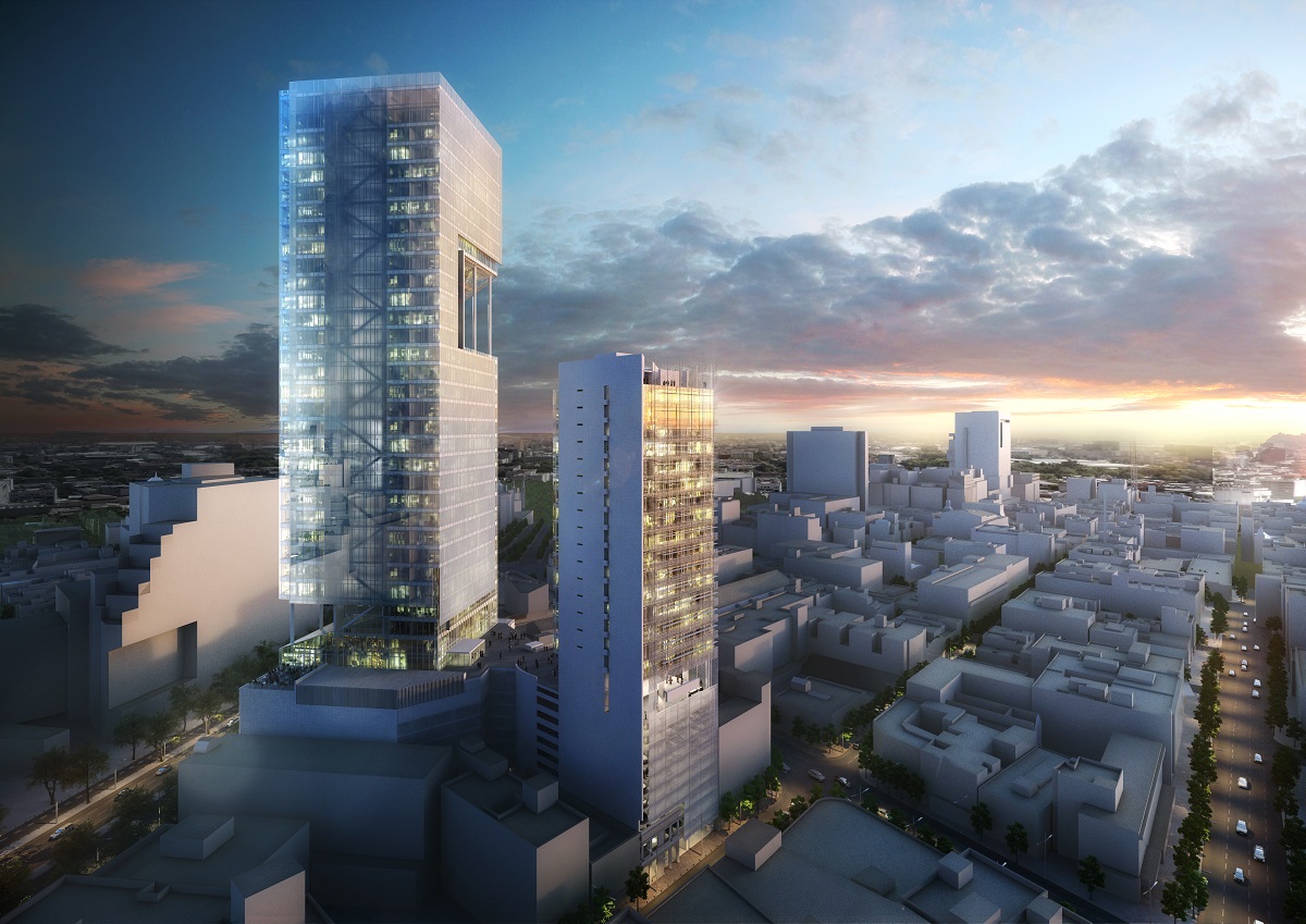 Fully glazed Reforma Towers by Richard Meier & Partners to open in Mexico city