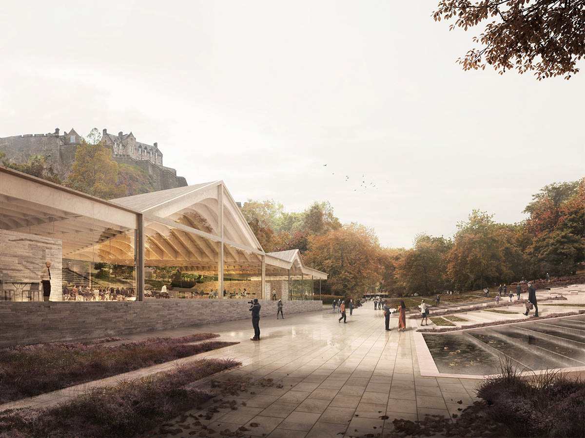 Concept designs unveiled for Ross Pavilion Design In Edinburgh