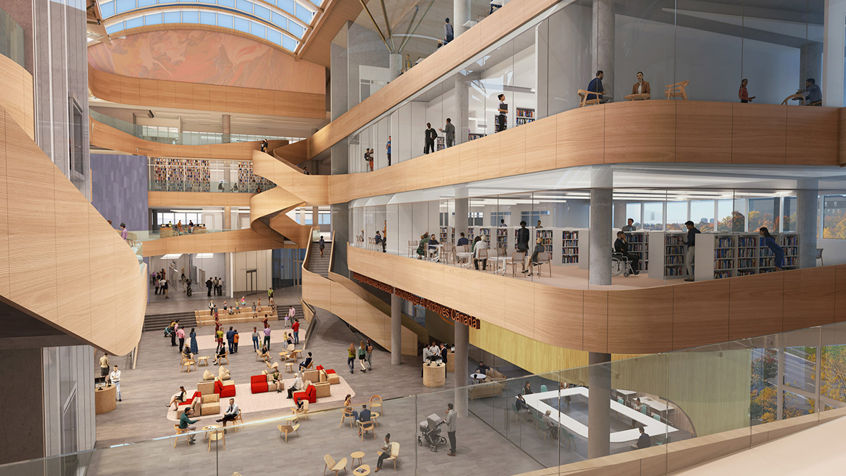 Diamond Schmitt Architects unveils design for Ottawa Public Library and Archives for Canada