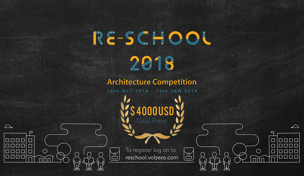 Call for registrations to Volume Zero's ReSchool 2018 Architecture Design Competition