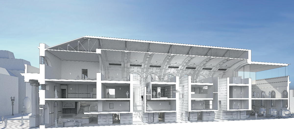 Five shortlisted projects revealed for Perth City Hall competition