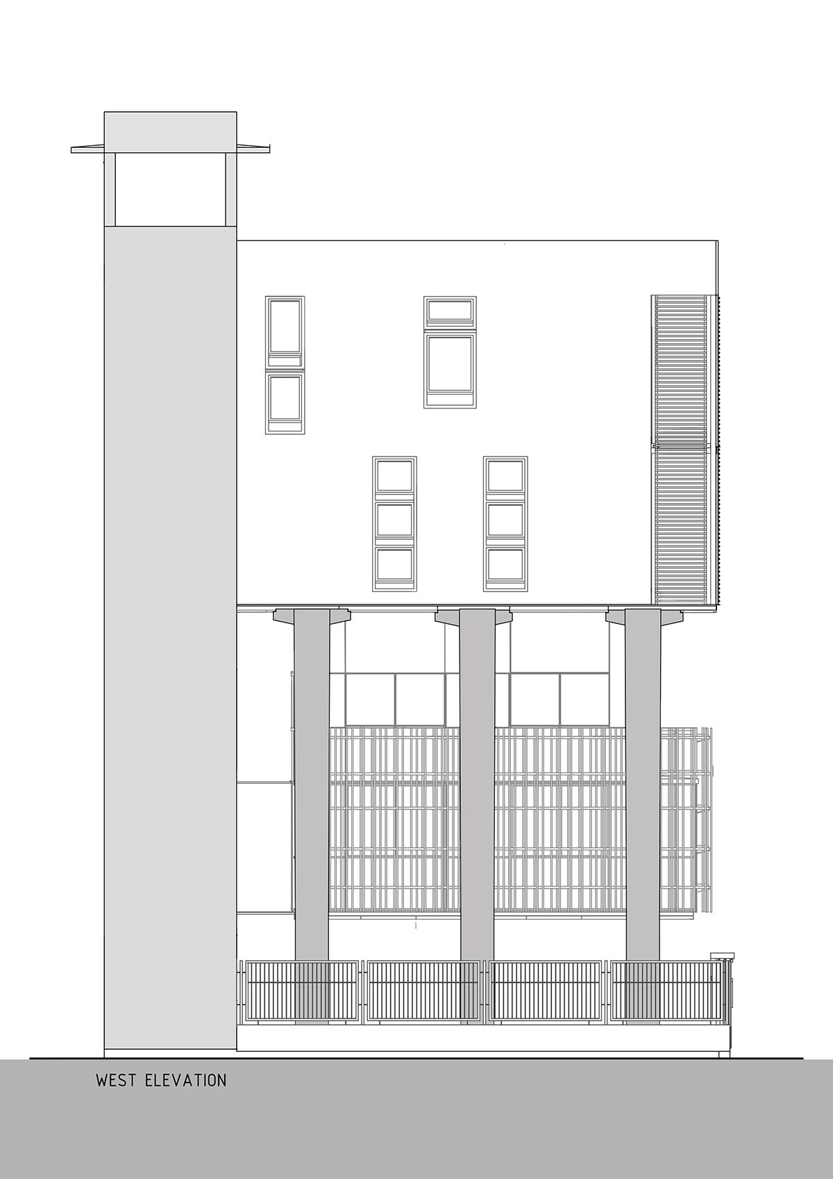 Funktion Design Studio’s Concrete Portals Carry and Suspend Office Spaces