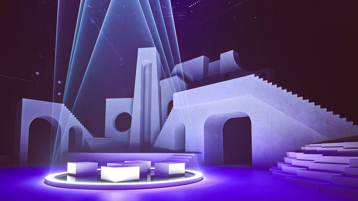 Willo Perron creates Mediterranean landscape-inspired stage for Rihanna's runway show