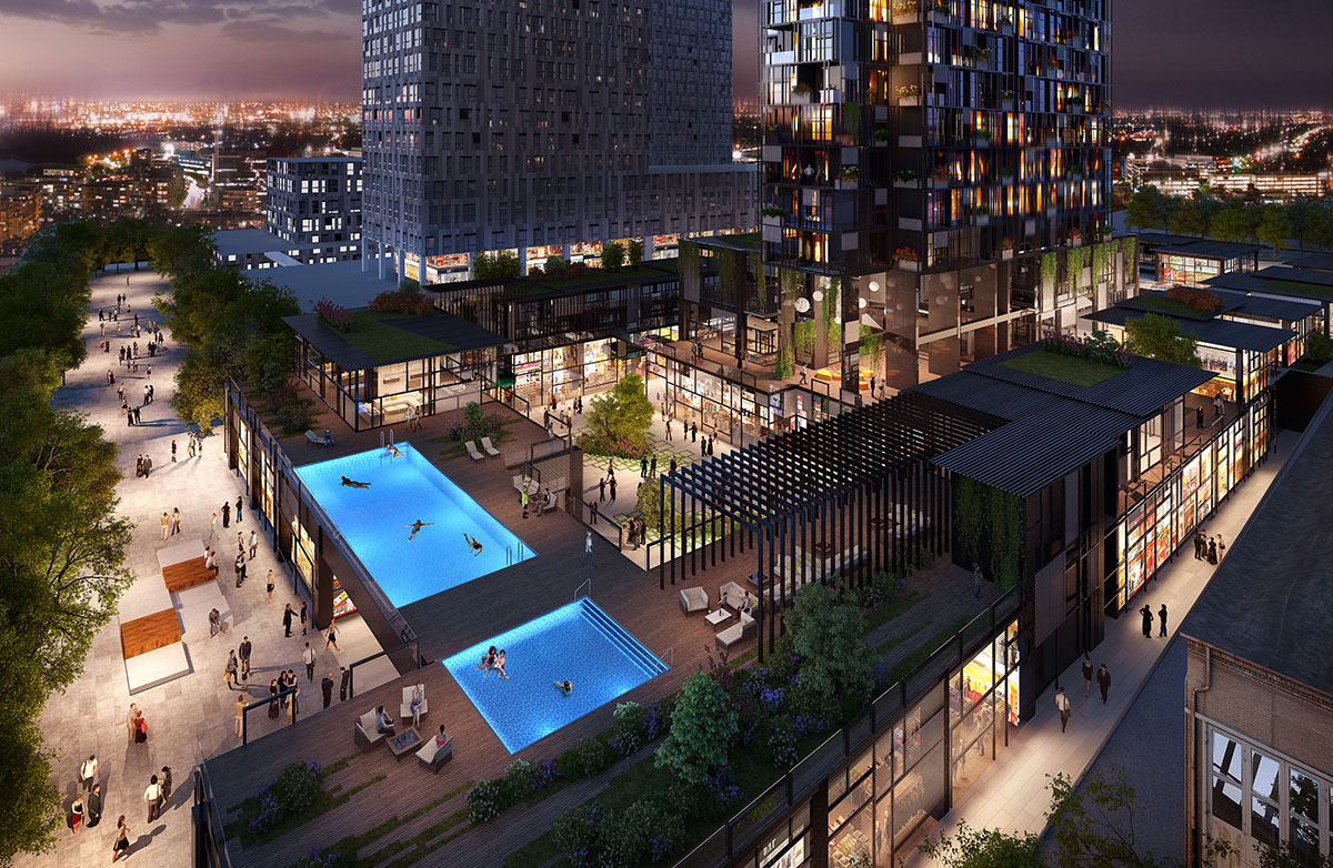 RMJM adds new vertical village to Istanbul skyline highlighted with black-framed fragmented facade