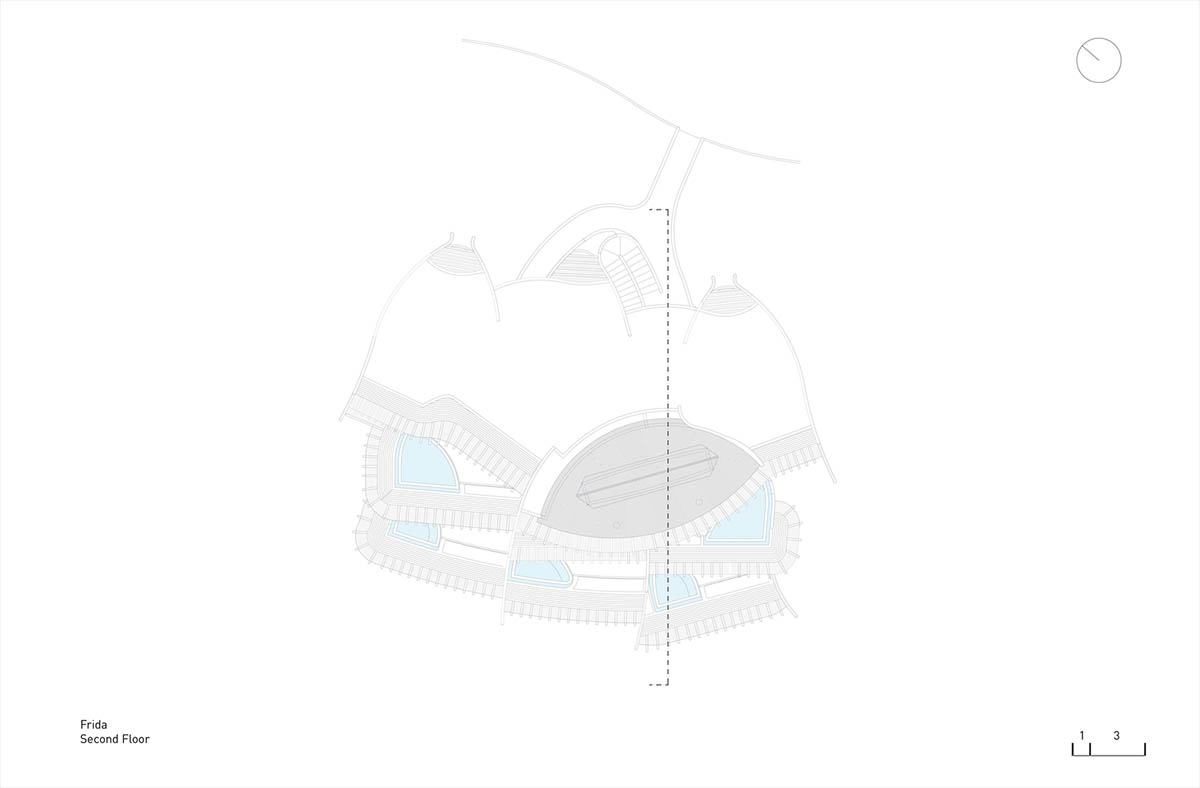 Zozaya Arquitectos built beachfront residences creating sculpted details in surf villa of Troncones