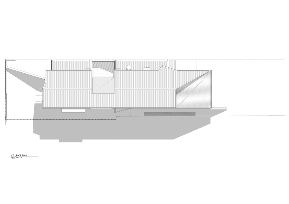 FIGR Architecture & Design built this Pop-up house with floating volume in Essendon, Australia