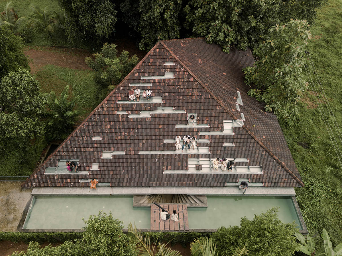 Wallmakers turns Nisarga Art Hub's spacious roof into an open air amphitheatre in Kerala