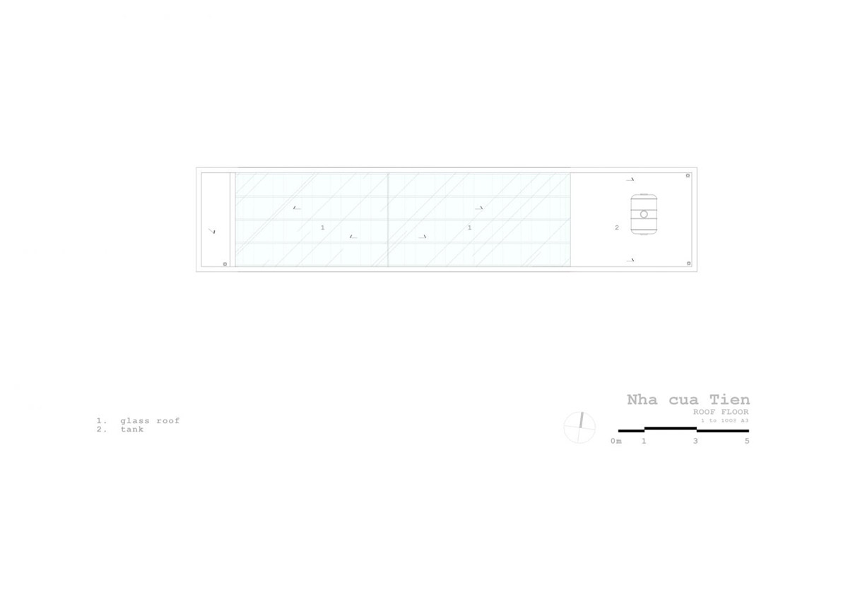 23o5 studio built narrow Tien House that can be adaptable to comfortable lifestyle in Vietnam 