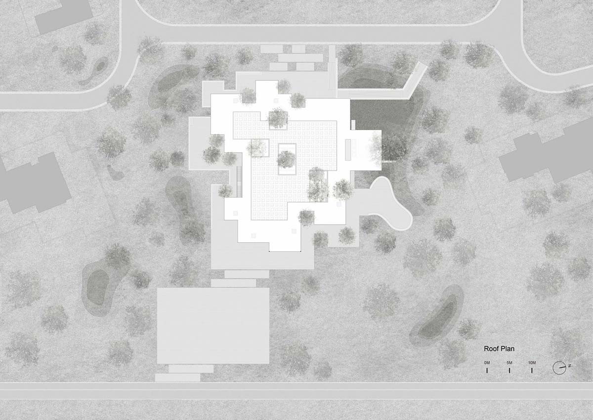 Vector Architects completes restaurant with bold &ldquo;dispersed&rdquo; concrete canopies in China