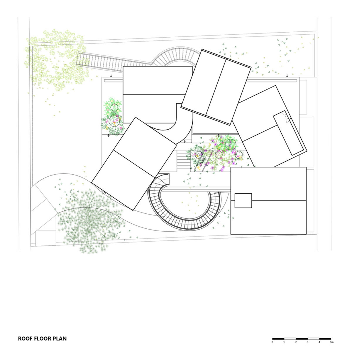 This intertwined kindergarden creates surprising spaces for kids and adults in Vietnam