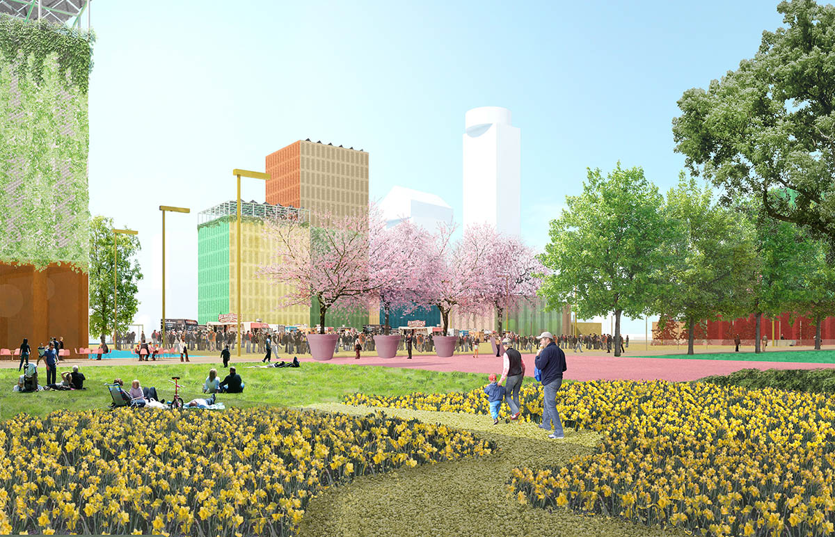 MVRDV designs green-roof-topped convention centre in Utrecht