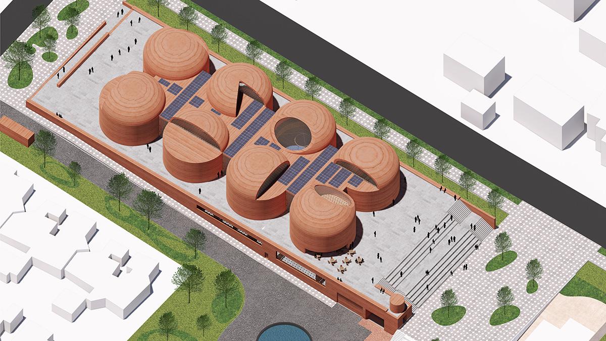 David Adjaye reveals cylindirical Thabo Mbeki Presidential Library in Johannesburg, South Africa