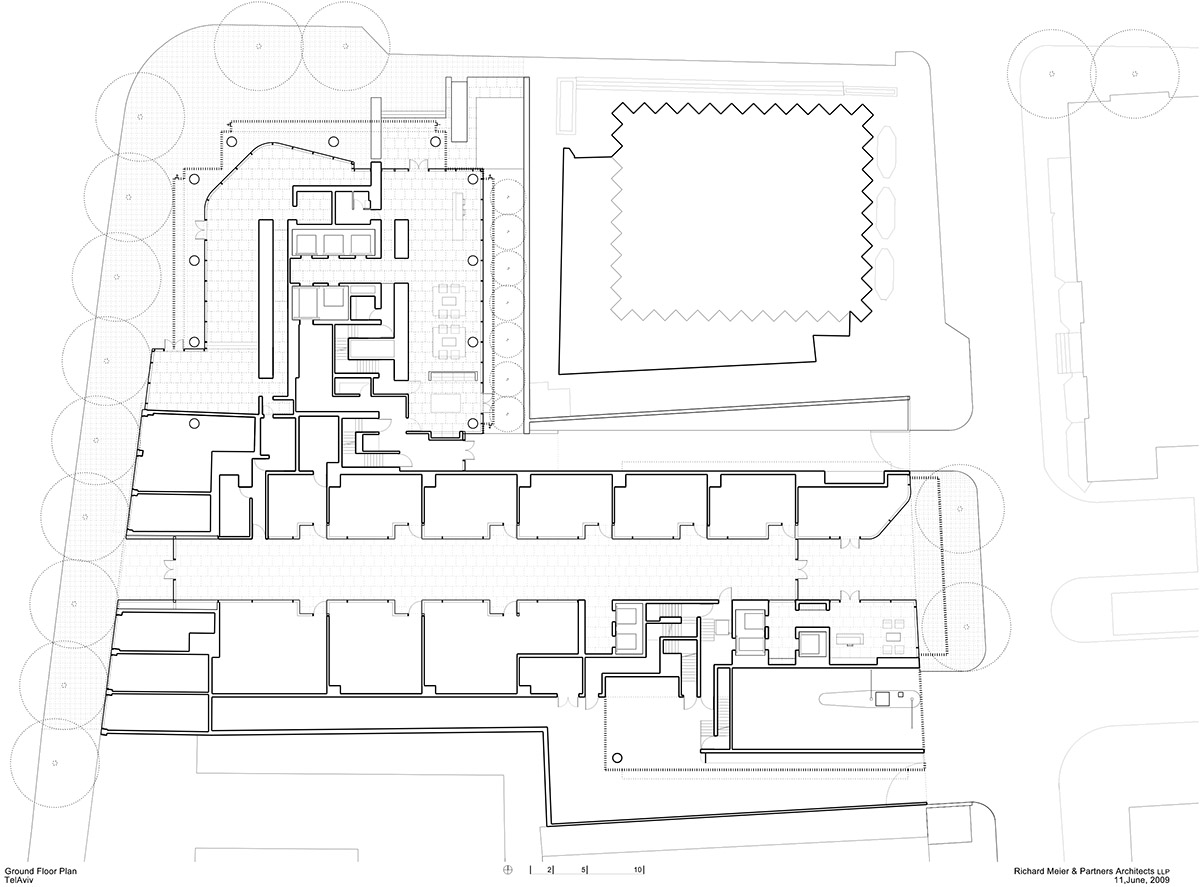 Richard Meier & Partners’ first residential tower features Bauhaus design principles of Tel Aviv