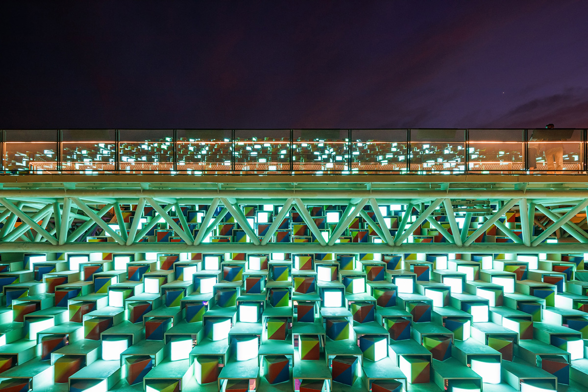 South Korean Pavilion features flying skywalk ramps and dynamic façade at Expo 2020 Dubai 