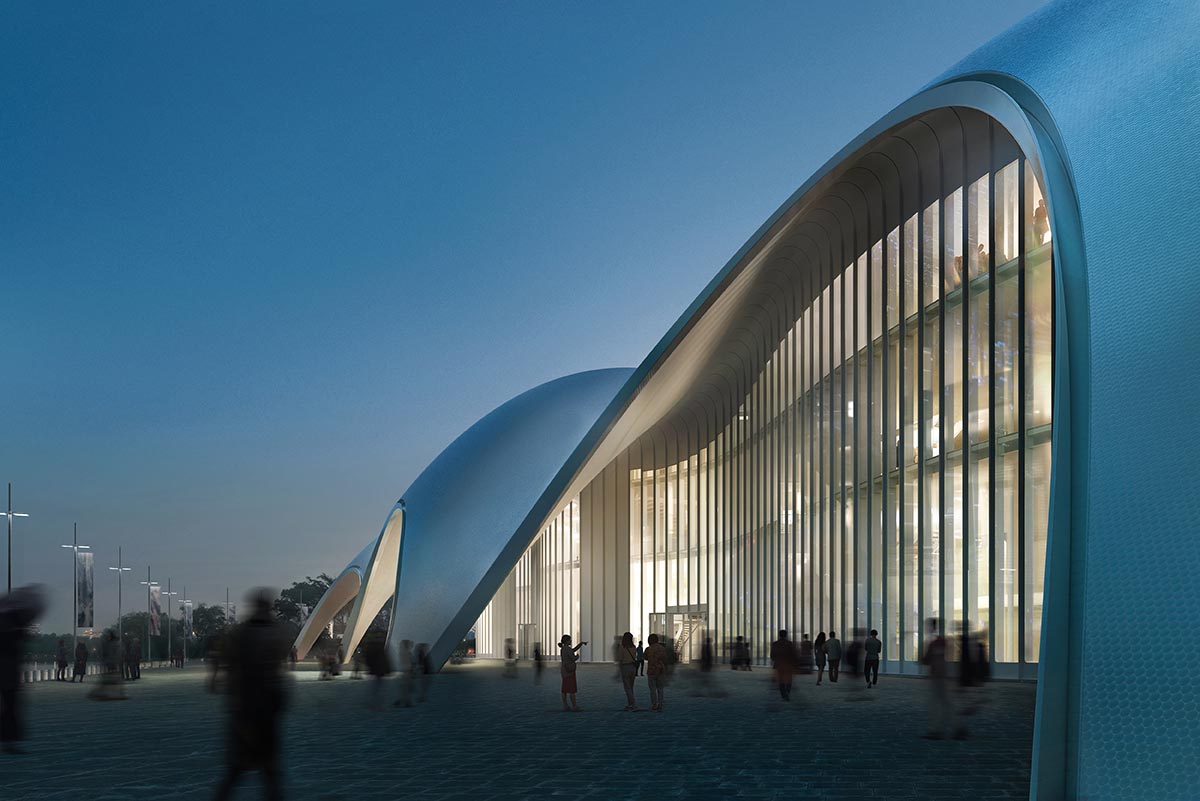 Renzo Piano Building Workshop begins construction on Isola Della Musica in Hanoi, Vietnam