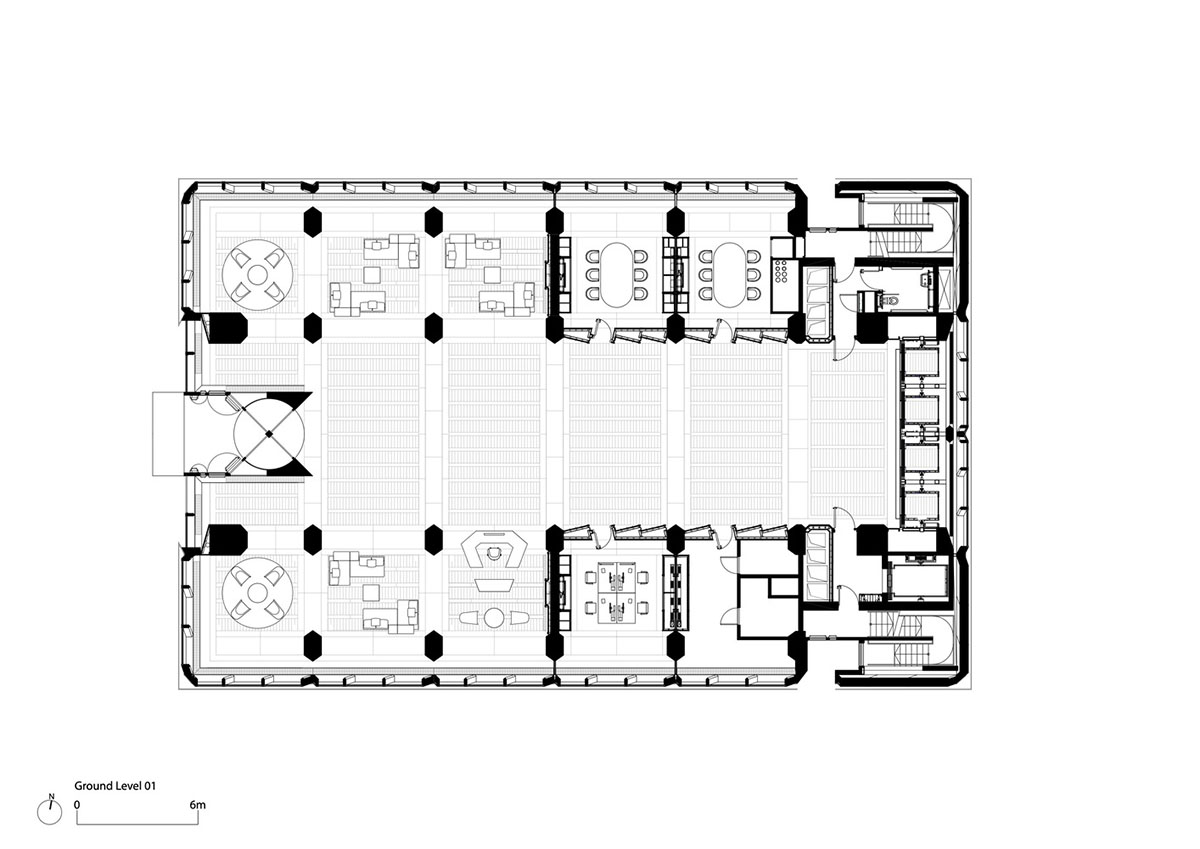 Foster + Partners completes office tower clad by triangular pieces of copper in Yekaterinburg