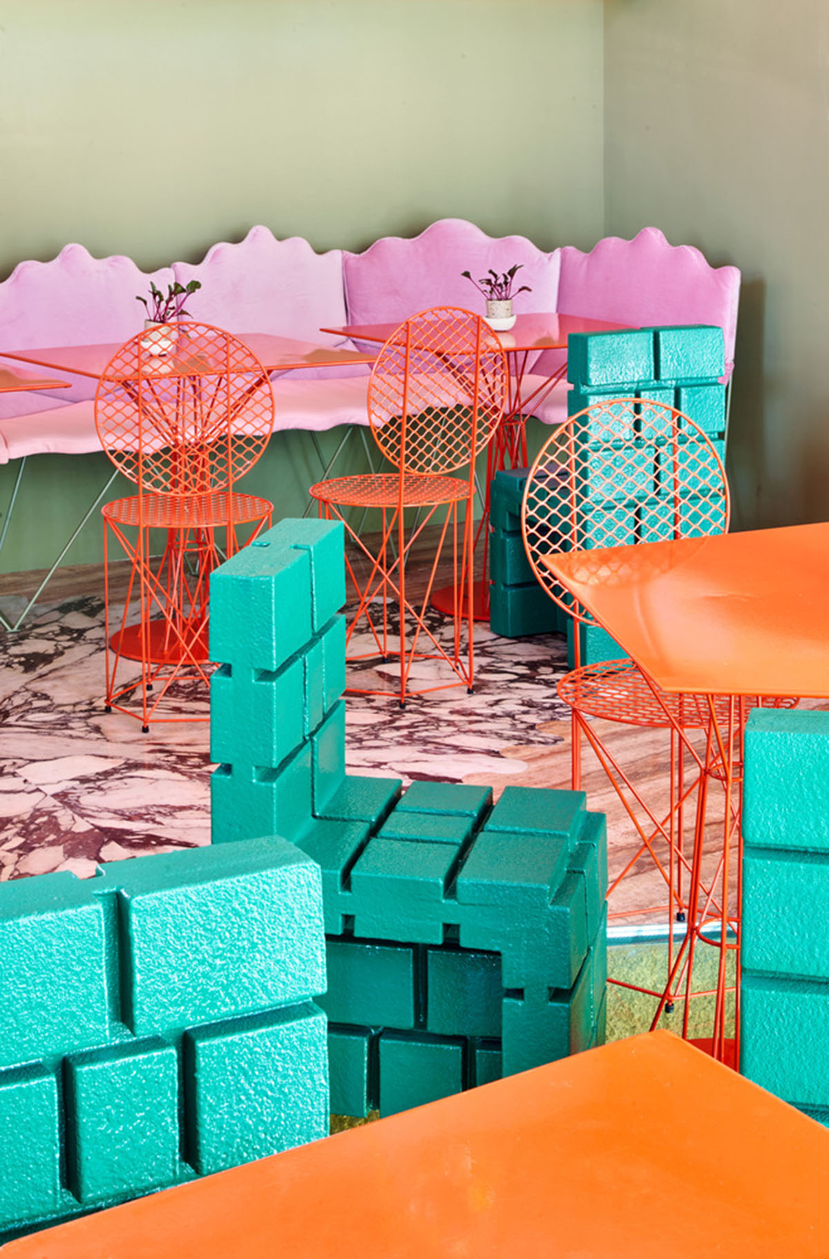 Andrés Jaque / Office for Political Innovation creates colorful urban techno-farm in Madrid