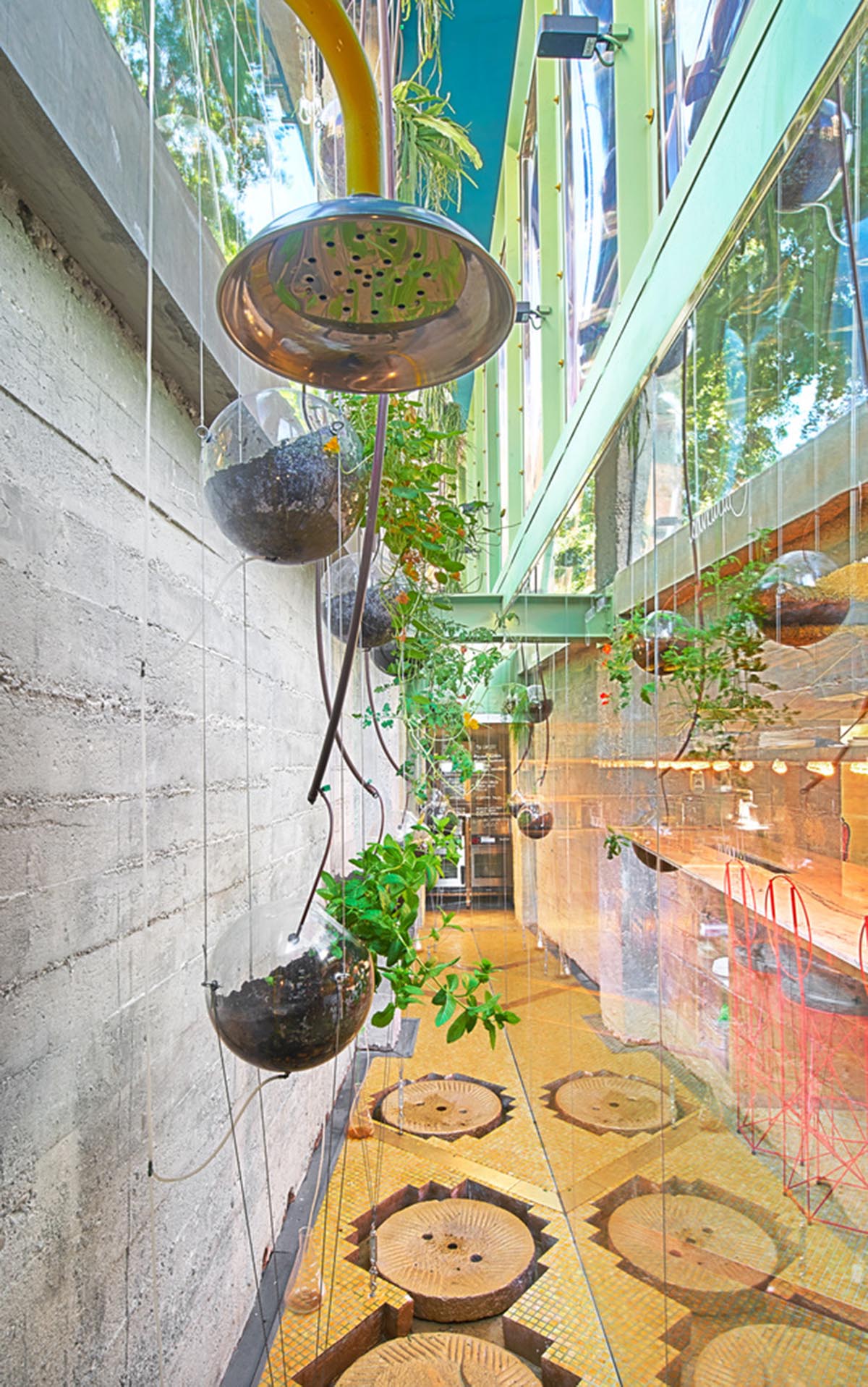 Andrés Jaque / Office for Political Innovation creates colorful urban techno-farm in Madrid