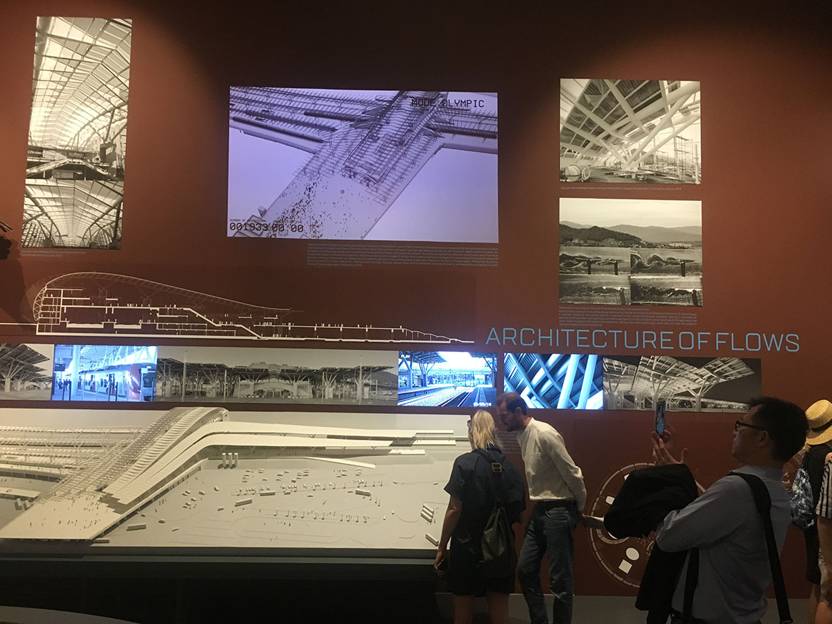 Russian Pavilion presents Russian railways with glamorous paintings in Venice Biennale