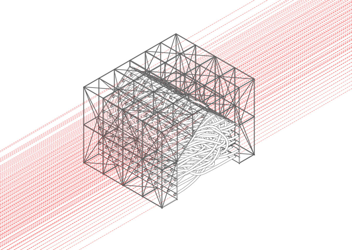 Latvia installs a web of pipes that explore contradictory nature of our relationship with technology
