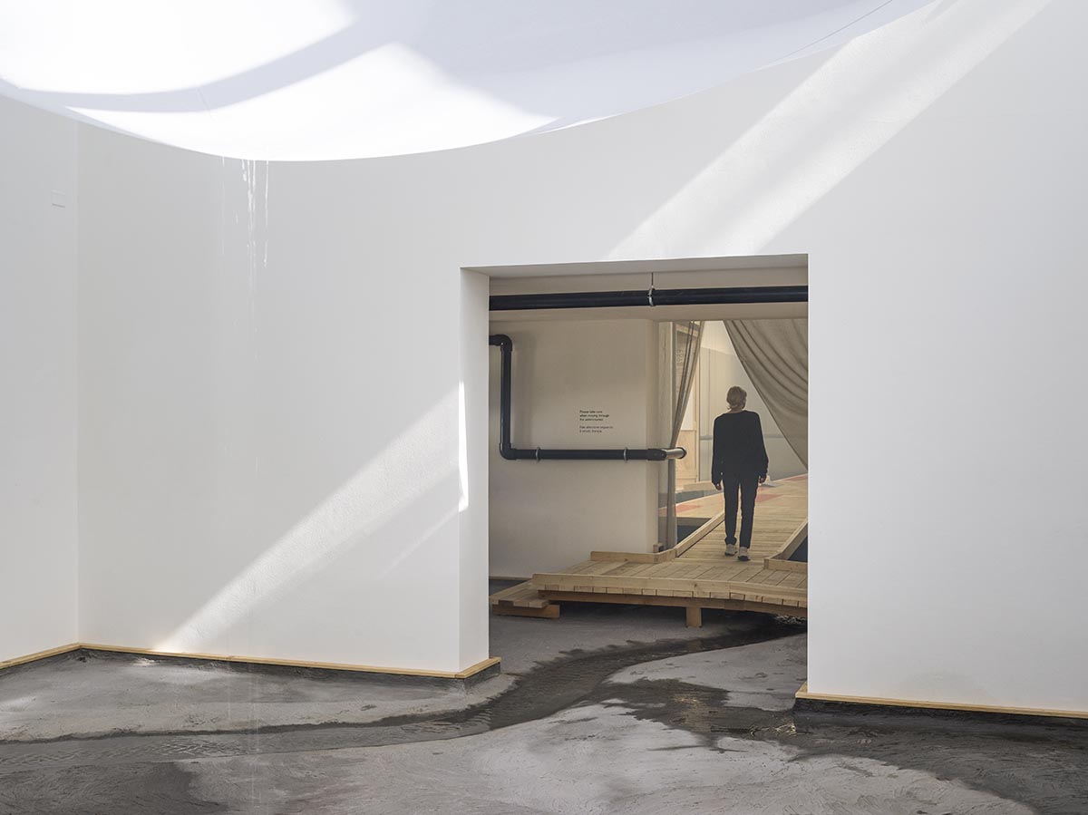 Danish Pavilion installs a cyclic water system connecting visitors with water at Venice Biennale