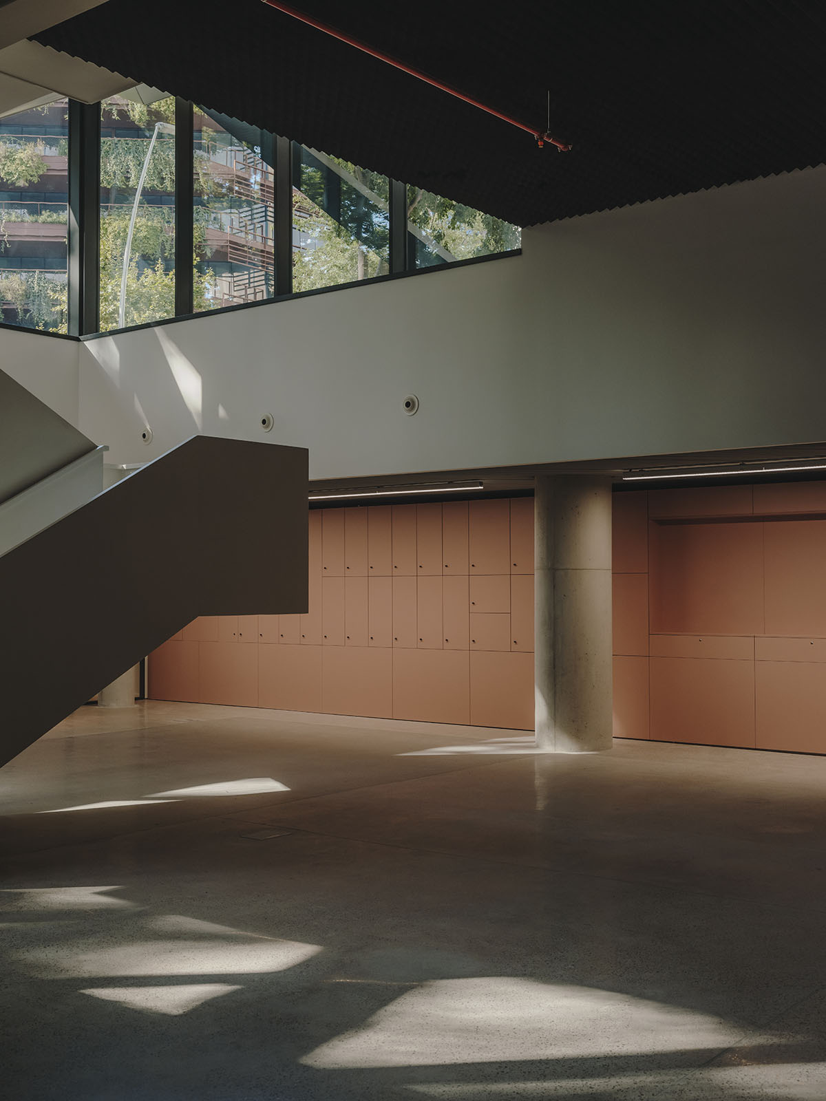 International School Of Design And Visual Arts features a sawtooth facade in Barcelona