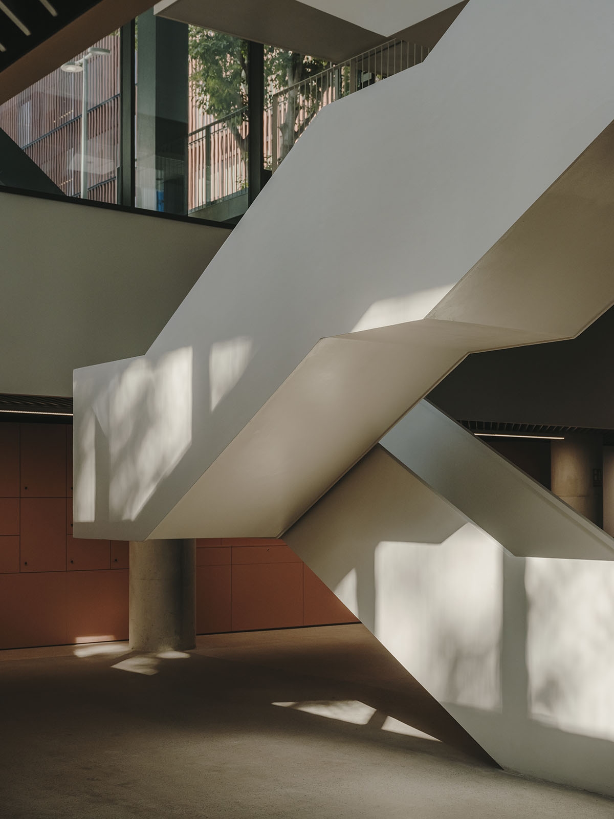 International School Of Design And Visual Arts features a sawtooth facade in Barcelona