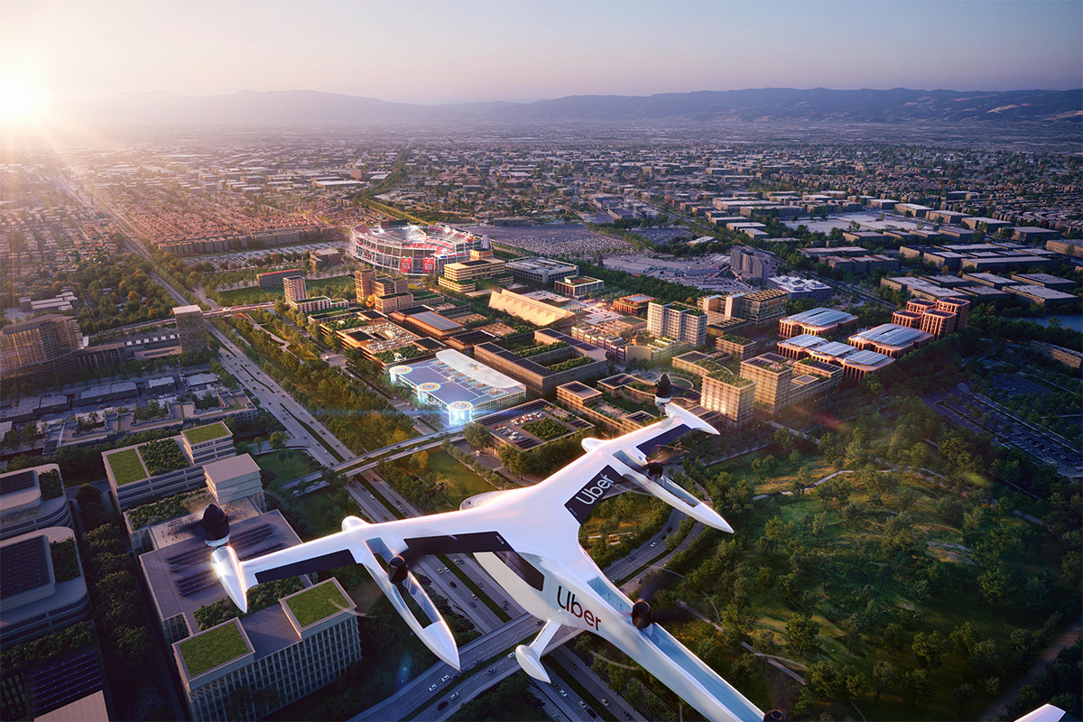Foster + Partners releases design for Uber Air Skyport in Santa Clara
