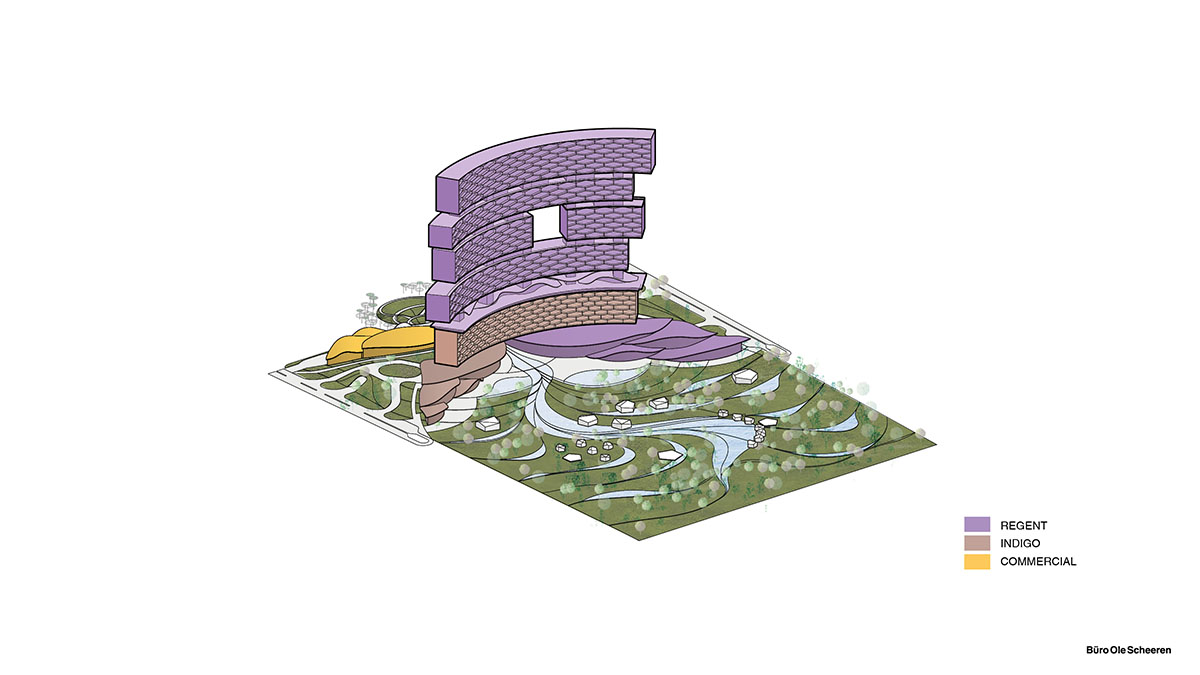 Büro Ole Scheeren unveils Sanya Horizons, a vertical tropical resort featuring hanging gardens