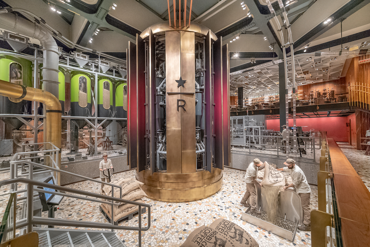 The art of coffee blending becomes a masterpiece of architecture