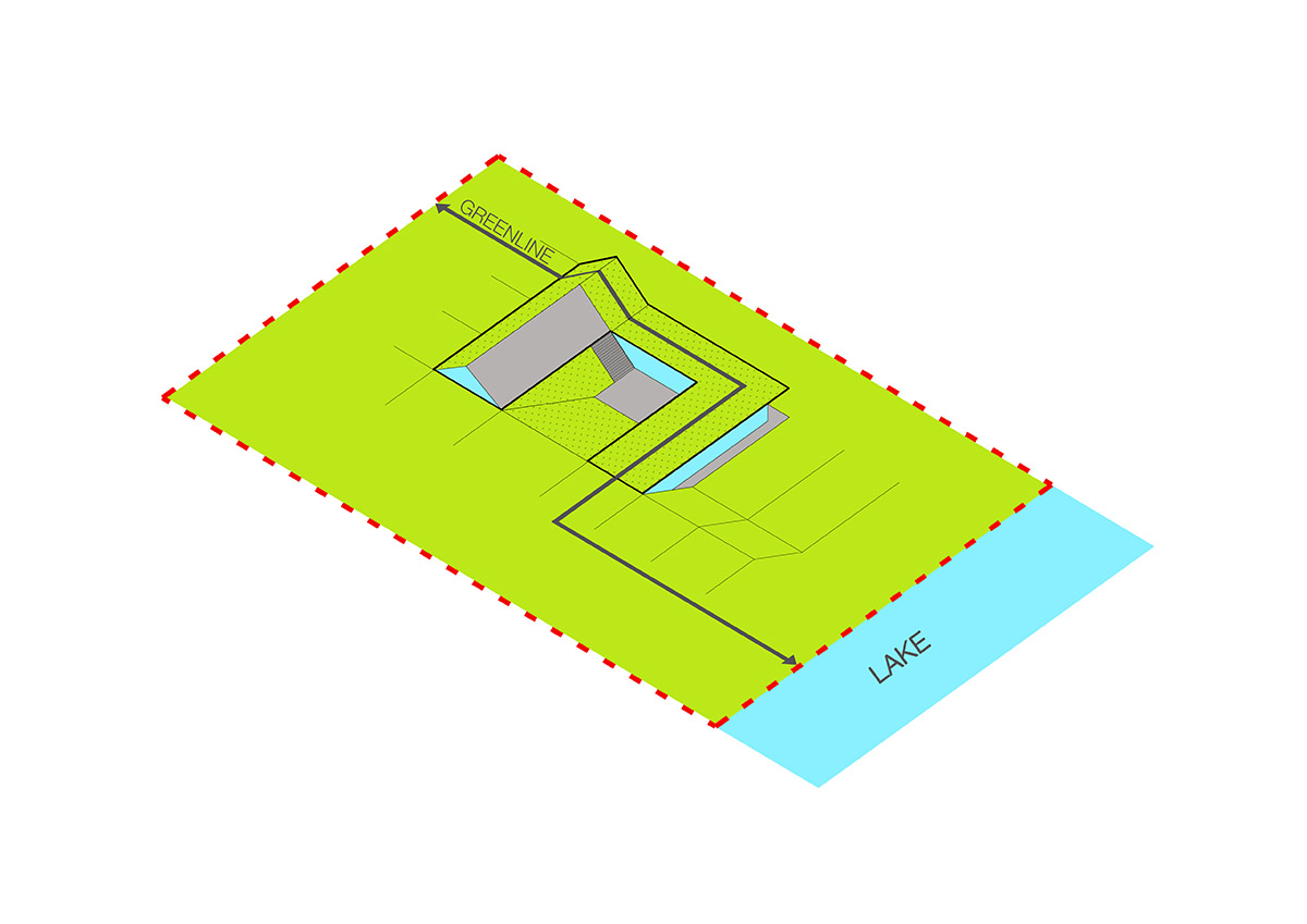 Private house by Mobius Architekci pretends to be erected from the landscape in Poland