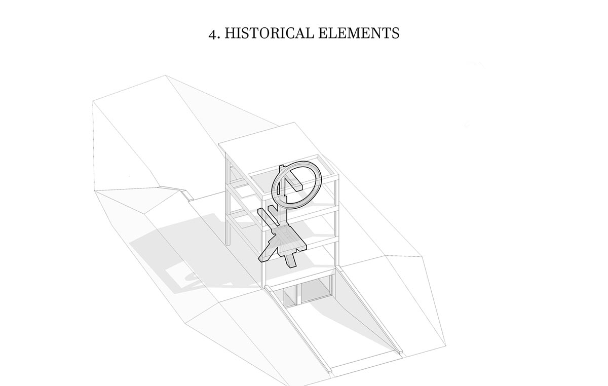 Michał Kucharski and o4 architekci clad old windmill with charred wood in a Polish town 