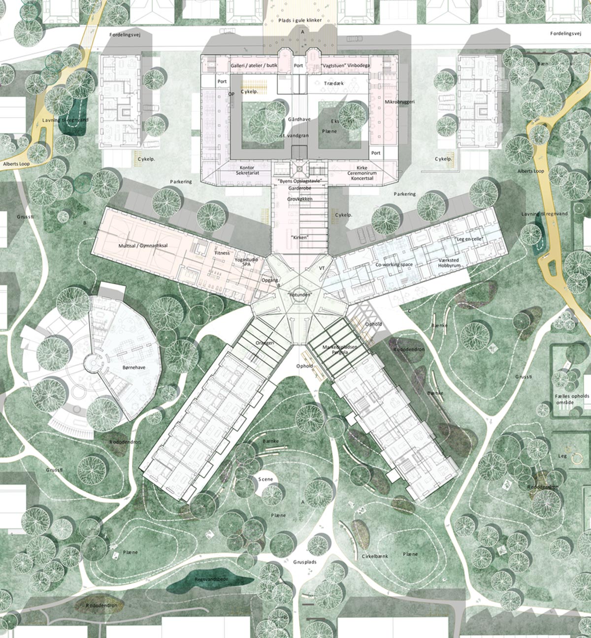 SHL Architects and BOGL transform Vridsløselille's former prison site into a new masterplan